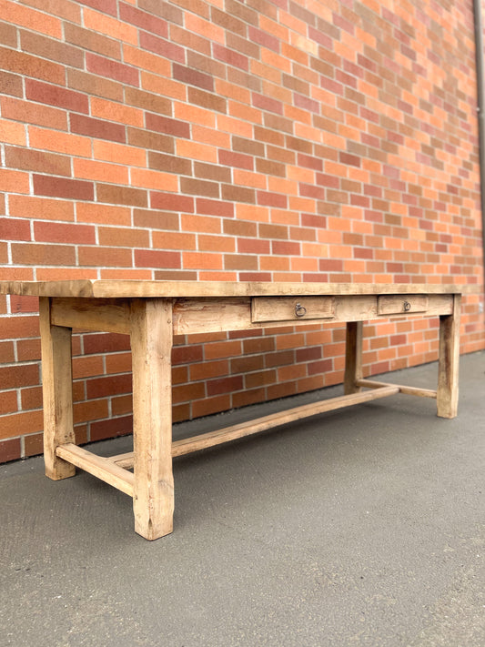 19th Century Oak Farmhouse Table