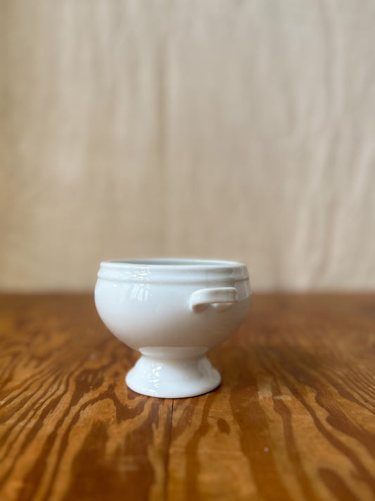 Vintage French Loop Handle Soup Tureen