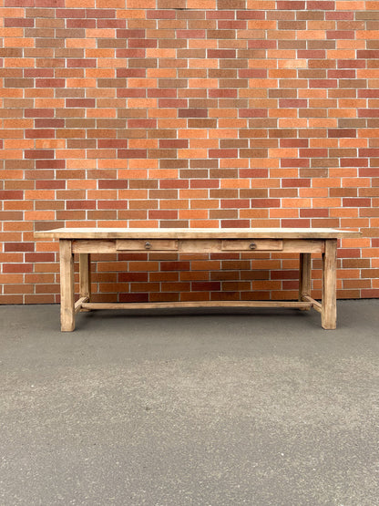 19th Century Oak Farmhouse Table