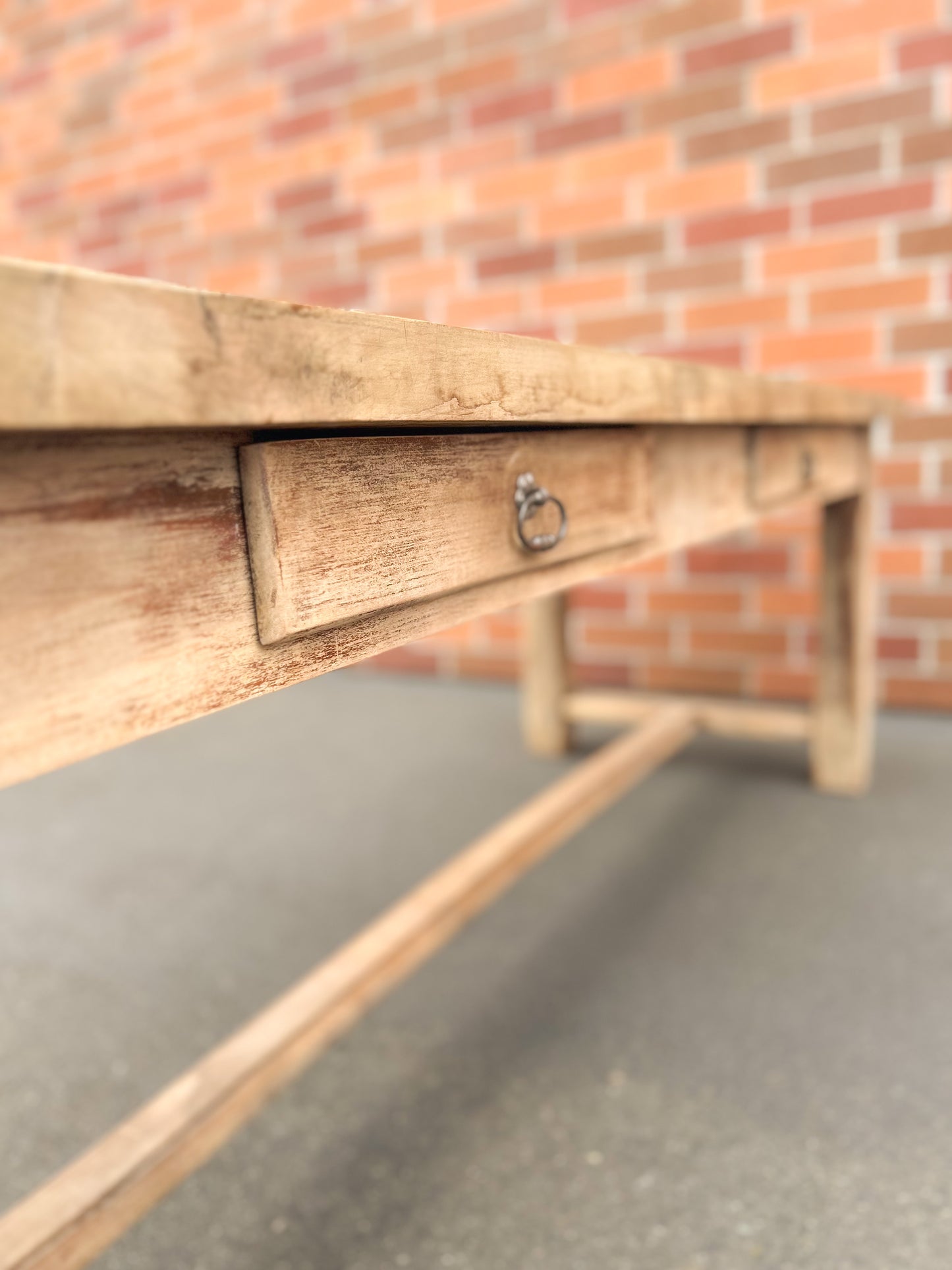 19th Century Oak Farmhouse Table