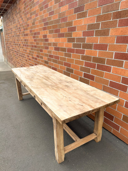 19th Century Oak Farmhouse Table