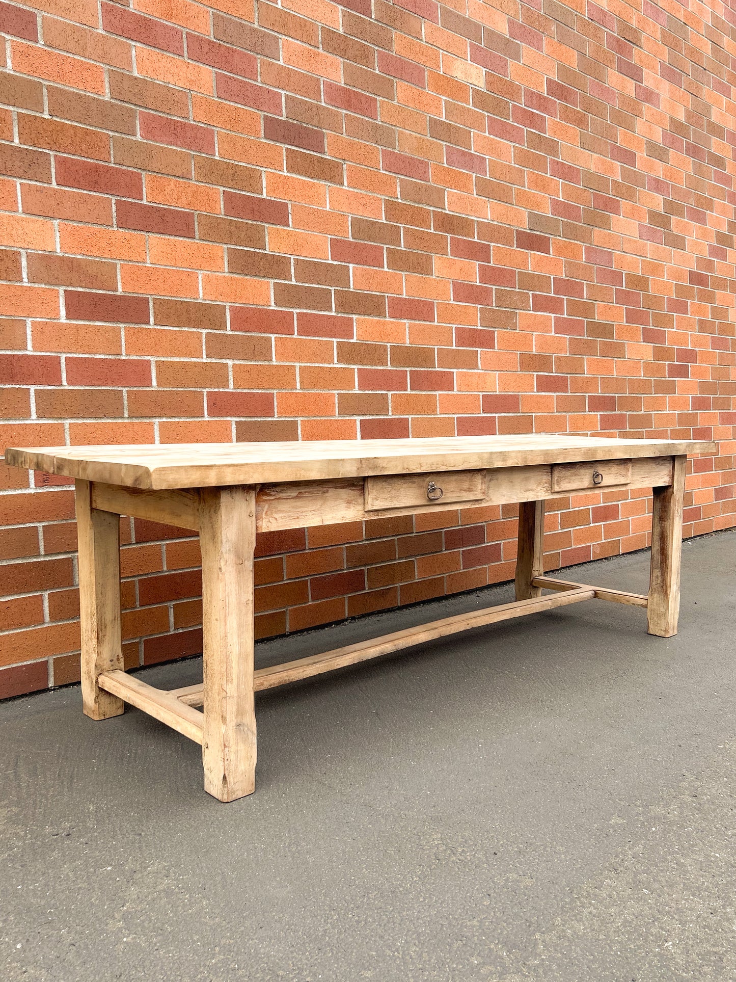 19th Century Oak Farmhouse Table
