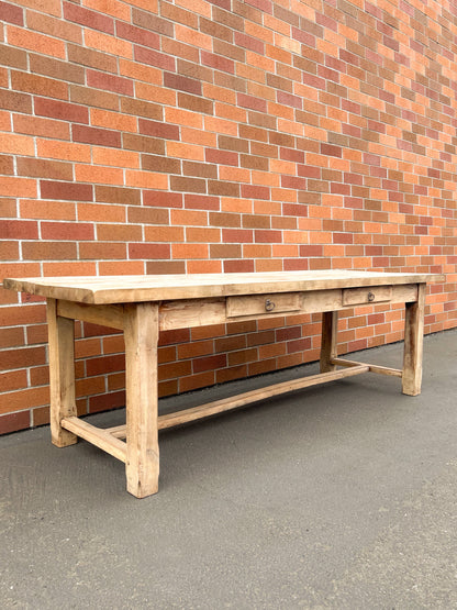 19th Century Oak Farmhouse Table
