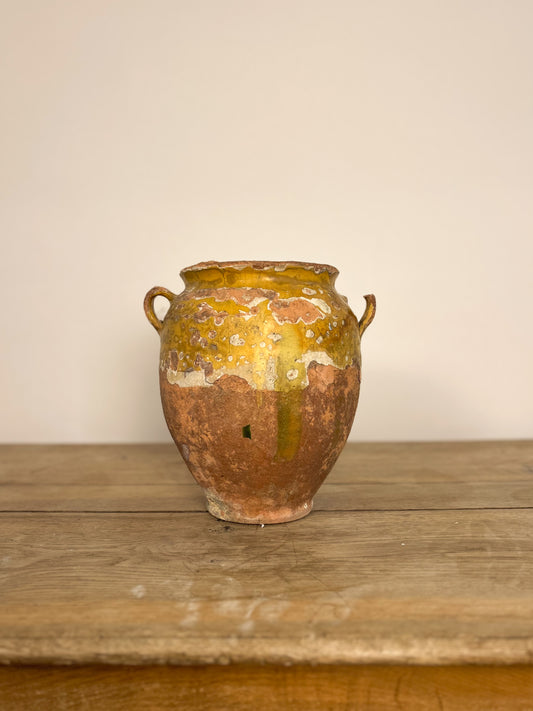 Antique French Confit Pot