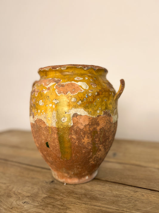 Antique French Confit Pot