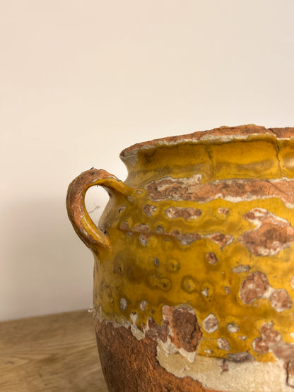 Antique French Confit Pot