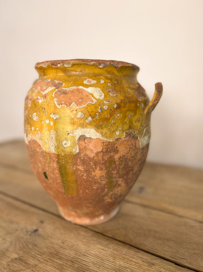 Antique French Confit Pot