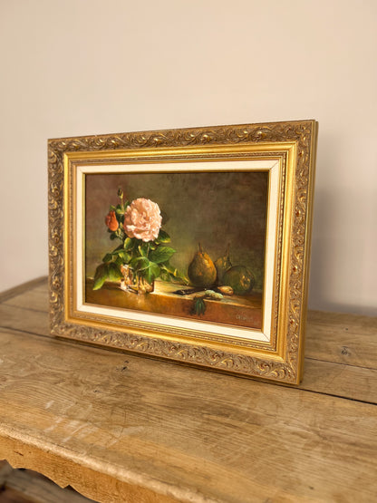 Flower Still Life in Oil