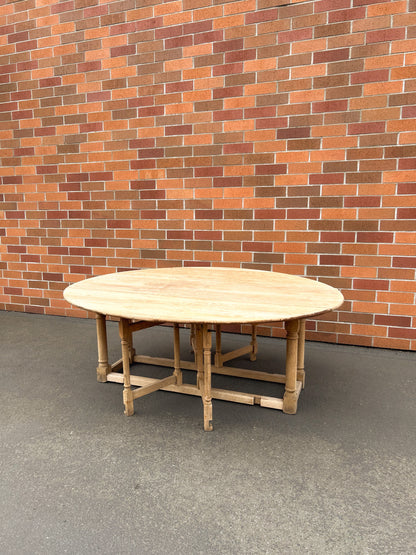 19th Century Oak Gateleg Table