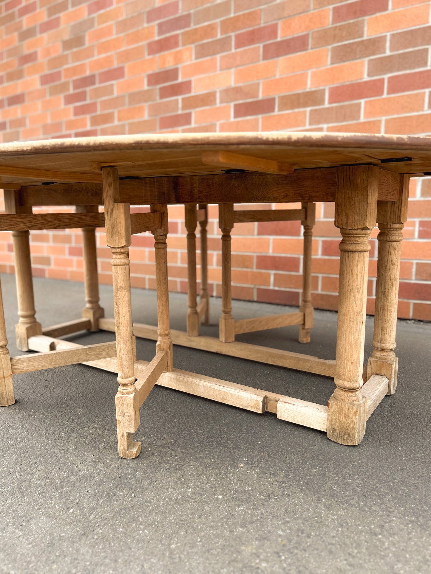 19th Century Oak Gateleg Table