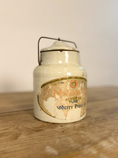 Salt Glazed Lidded Jar