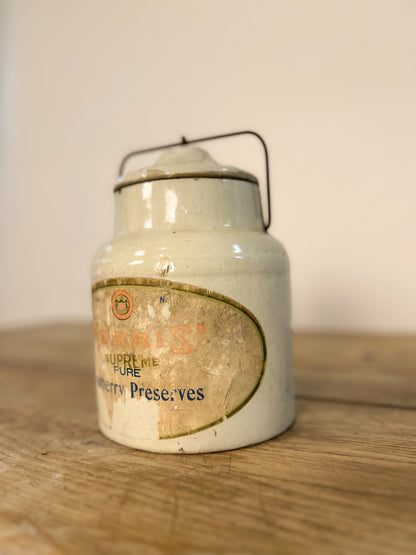Salt Glazed Lidded Jar