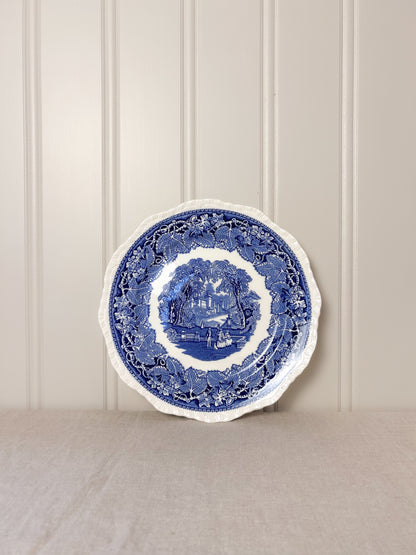Mason's Vista Blue English Plate