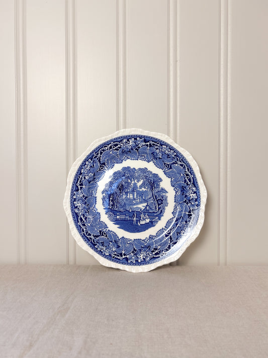 Mason's Vista Blue English Plate