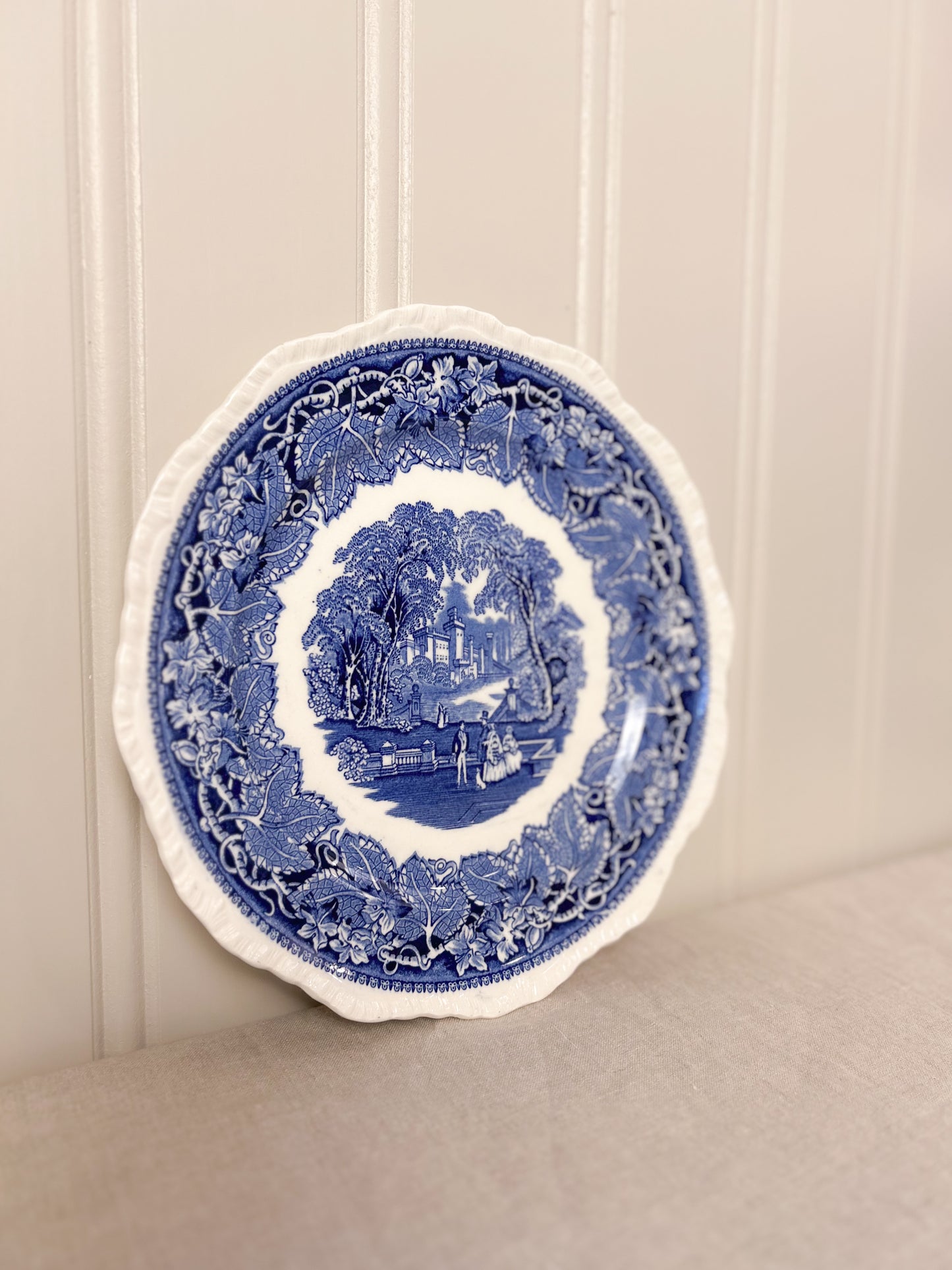 Mason's Vista Blue English Plate