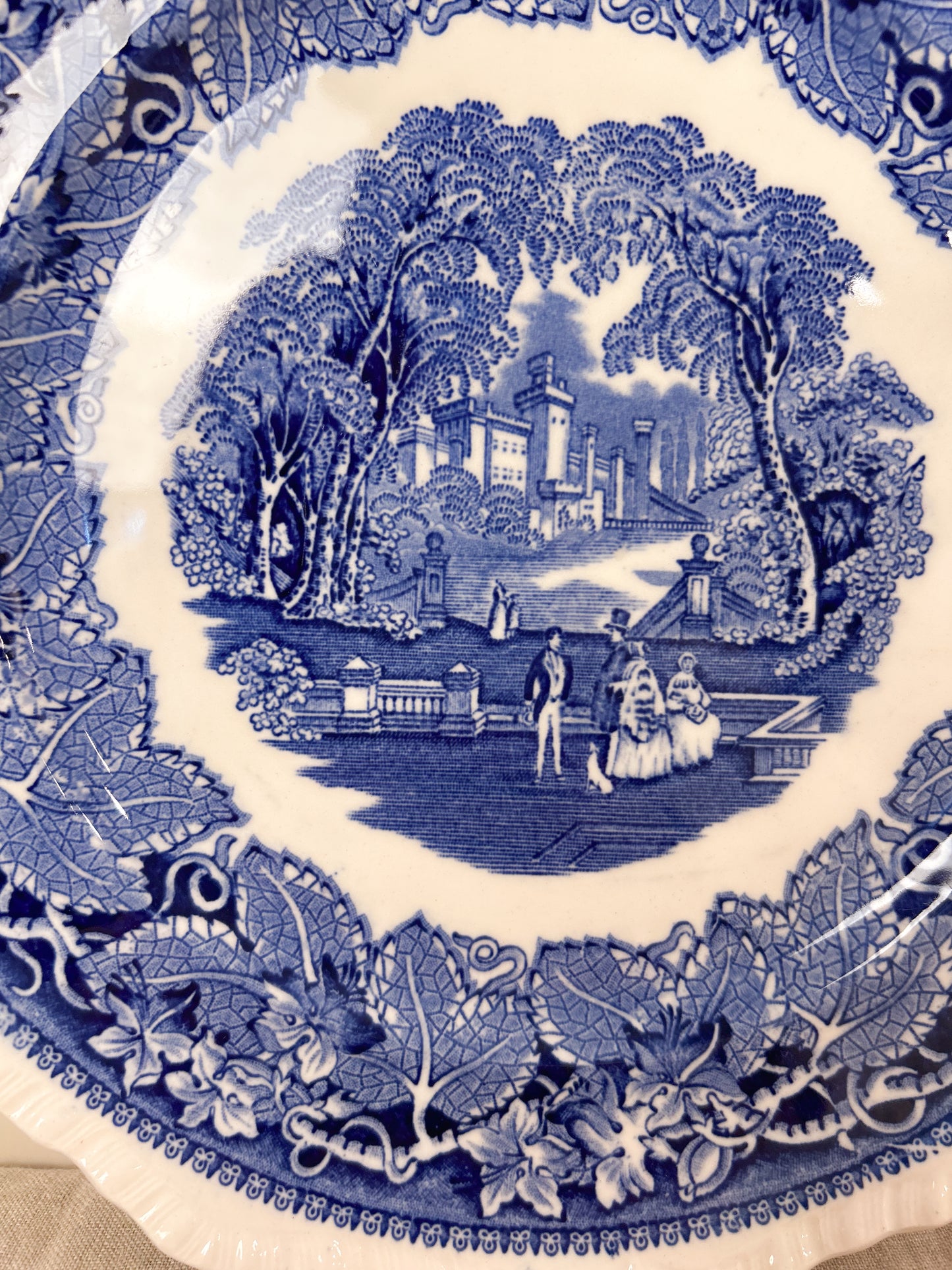 Mason's Vista Blue English Plate