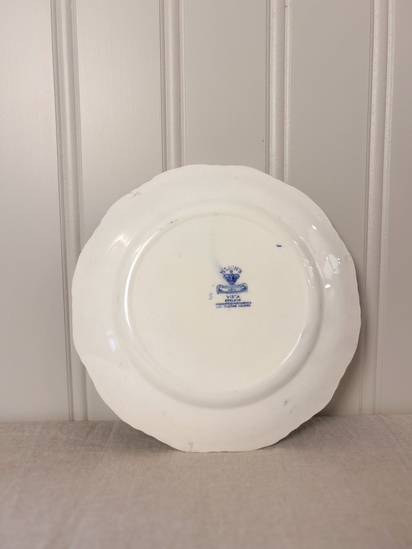 Mason's Vista Blue English Plate
