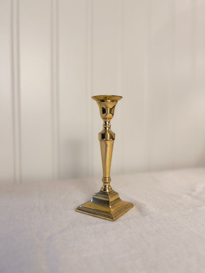 Early 20th Century Brass Candle Stick Holder
