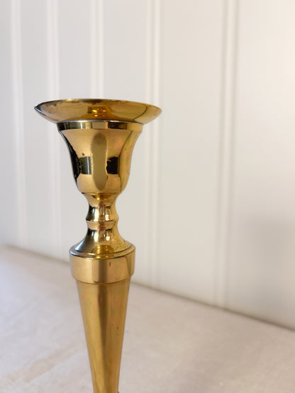 Early 20th Century Brass Candle Stick Holder
