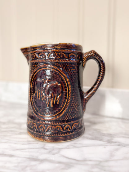 Rockingham Glazed Pitcher