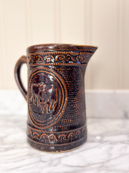 Rockingham Glazed Pitcher