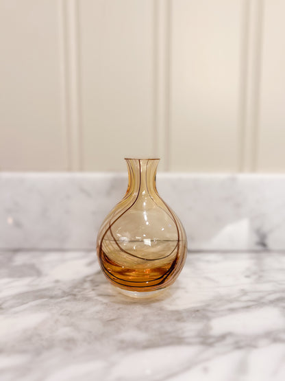 Amber Glass Vase