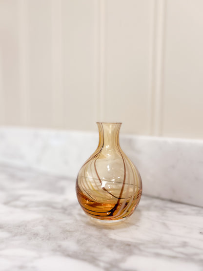 Amber Glass Vase