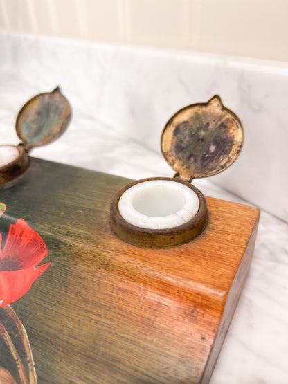 Art Nouveau Inkwell