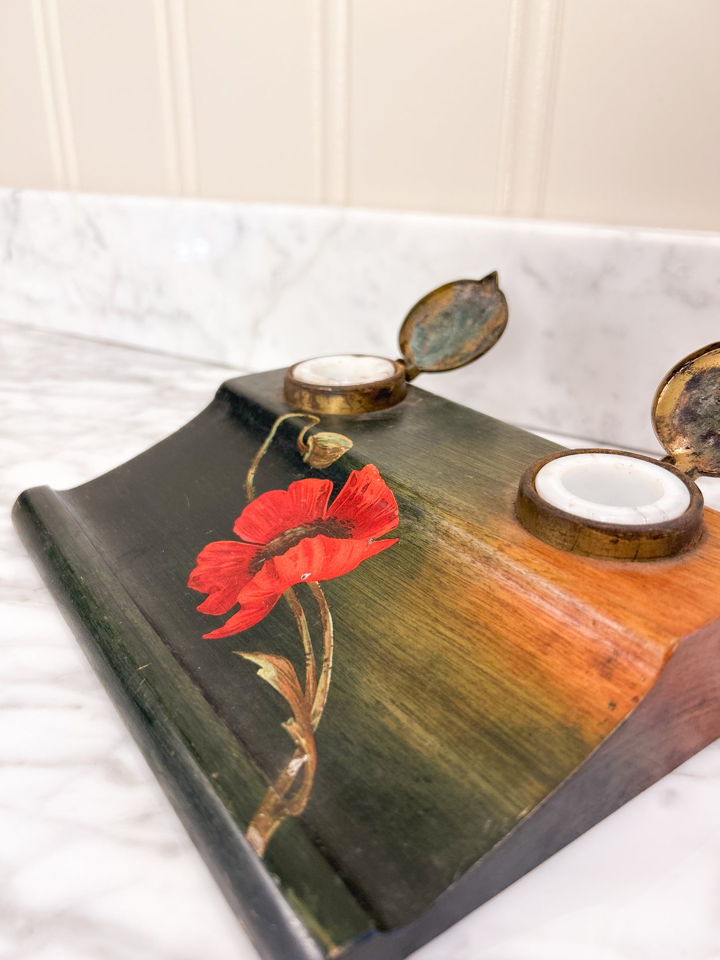 Art Nouveau Inkwell