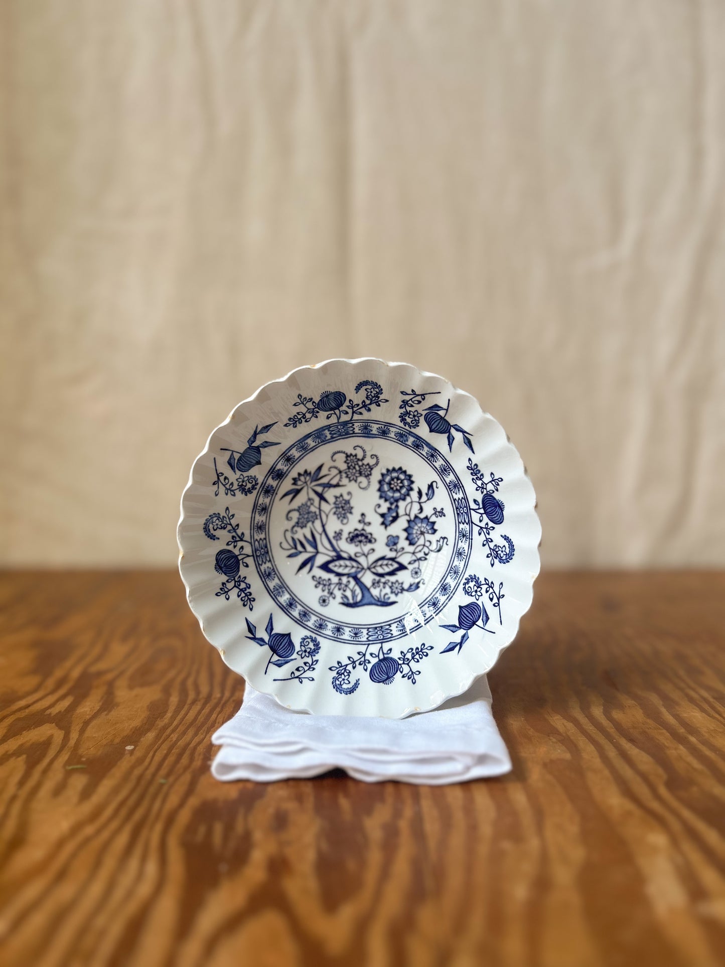 Blue Nordic Ironstone Cereal Bowl