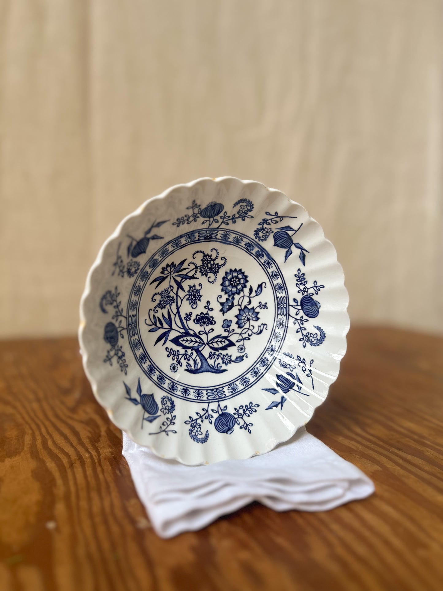 Blue Nordic Ironstone Cereal Bowl