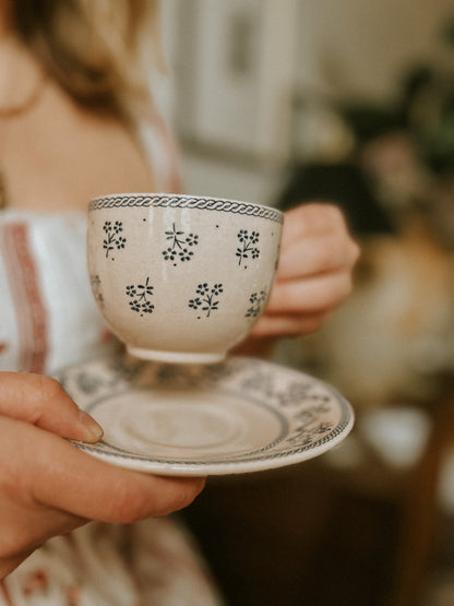 Pink tea cups