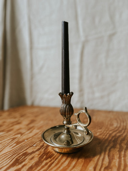 Vintage Brass Plated Chamberstick