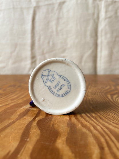 Vintage Delft Finger Candle Holder