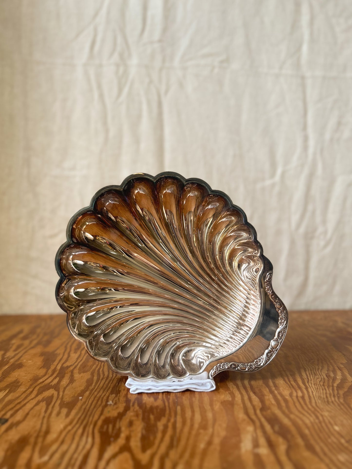 Sterling Silver-Plated Shell