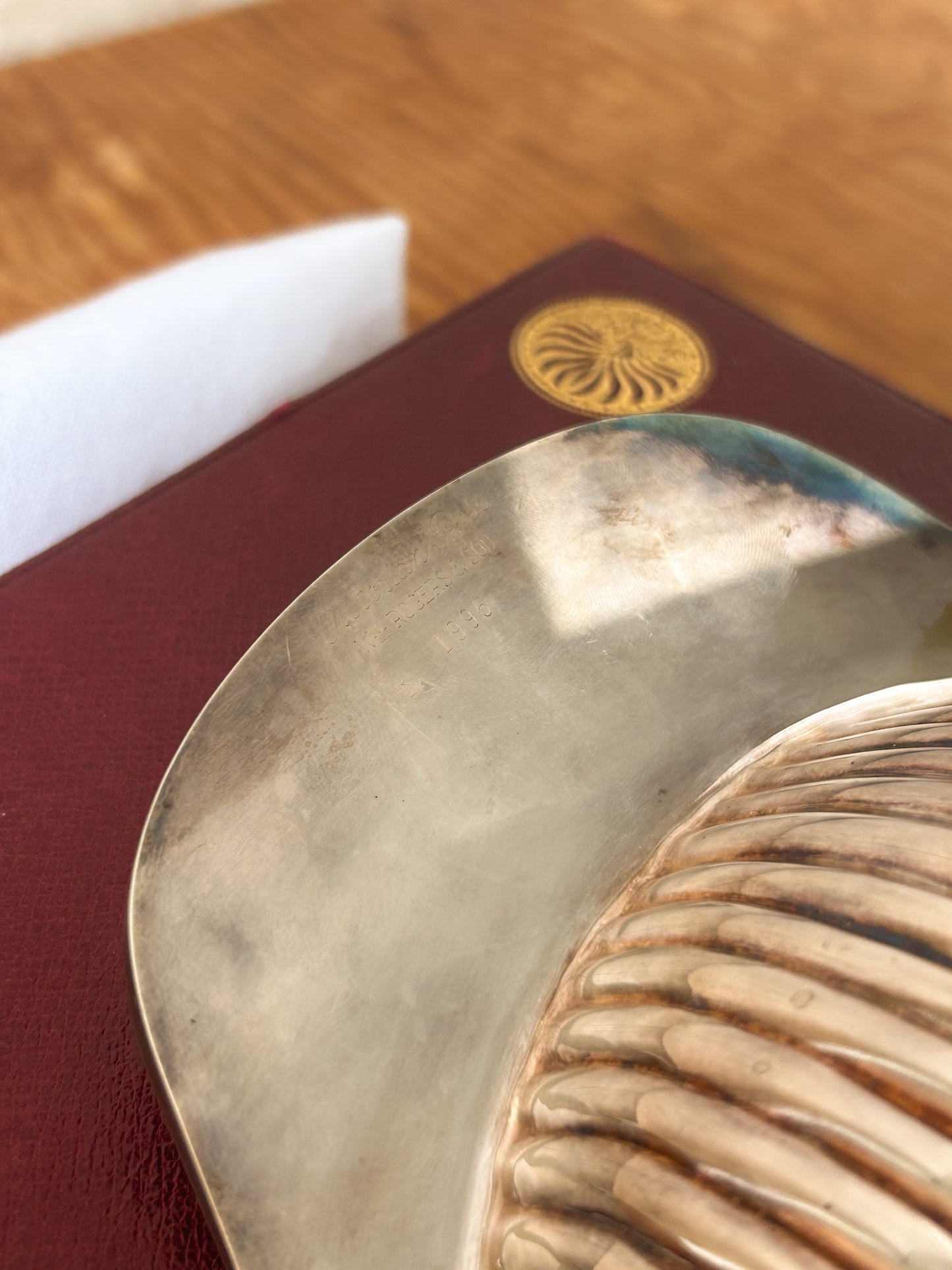 Sterling Silver-Plated Shell