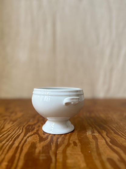 Vintage French Loop Handle Soup Tureen