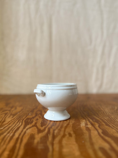 Vintage French Loop Handle Soup Tureen