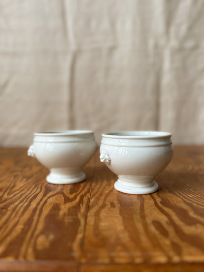 Vintage French Lion Soup Tureen Set