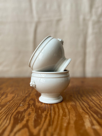 Vintage French Lion Soup Tureen Set