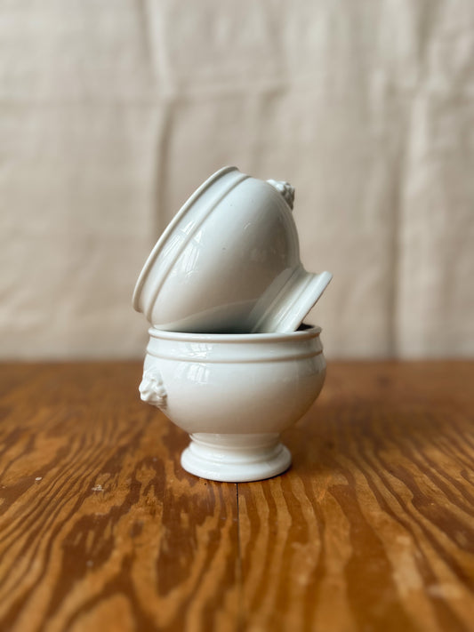 Vintage French Lion Soup Tureen Set