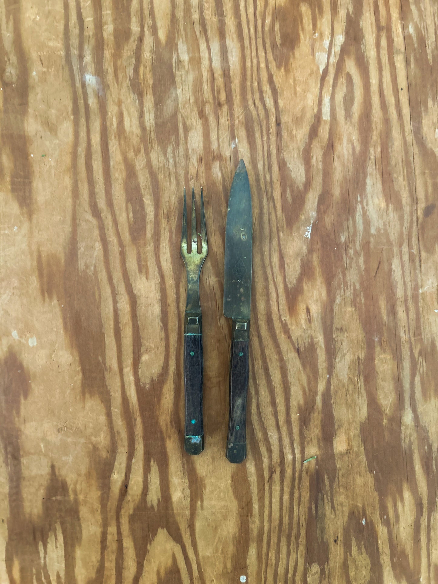 Mid 19th Century fork & knife set