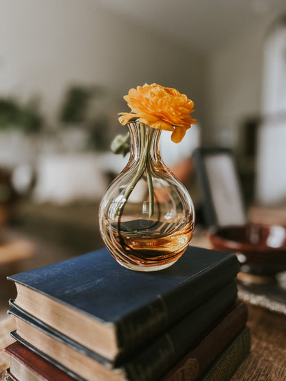 Amber Glass Vase