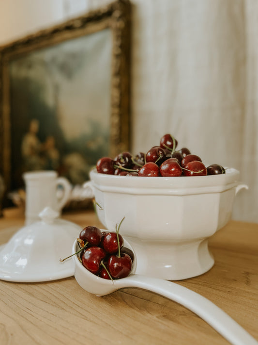 Heritage White Soup Tureen